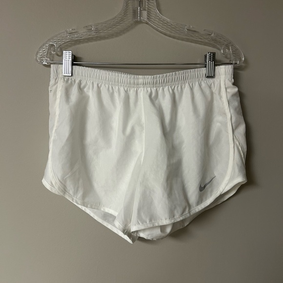 Nike White Dri Fit Shorts - Picture 1 of 5
